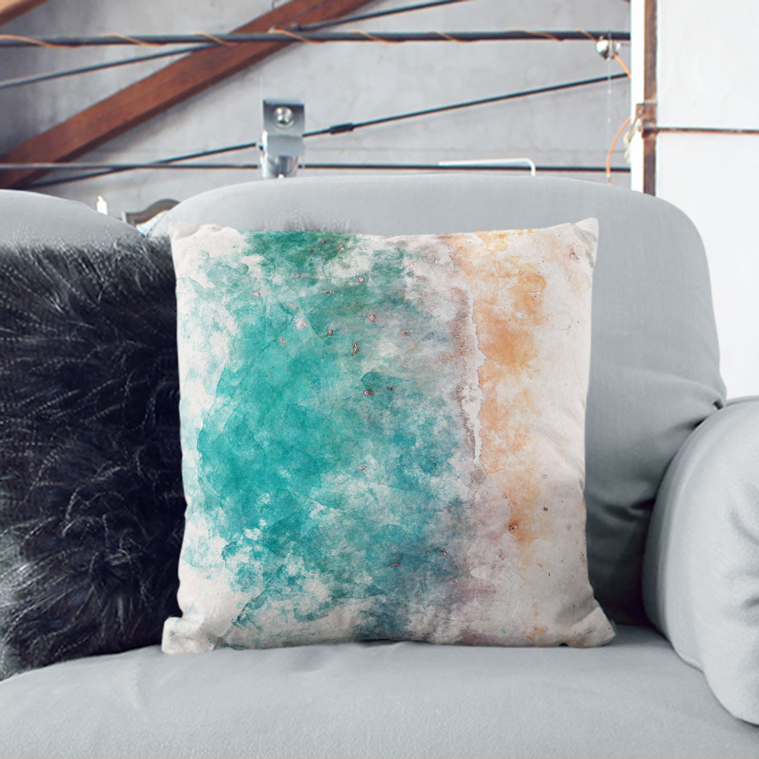 A Beach in Brazil Cushion with Filling