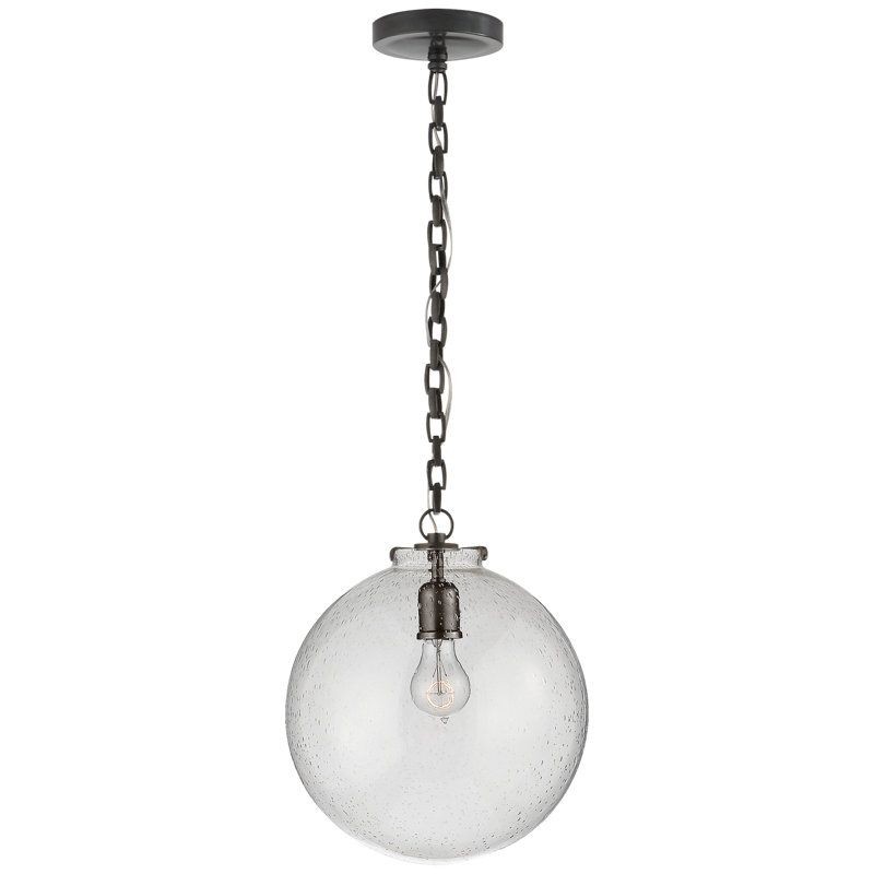 Thomas O'Brien Katie Globe Pendant, Seeded, Bronze