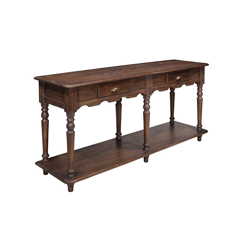 Dinan 78.7'' W Solid Wood Console Table