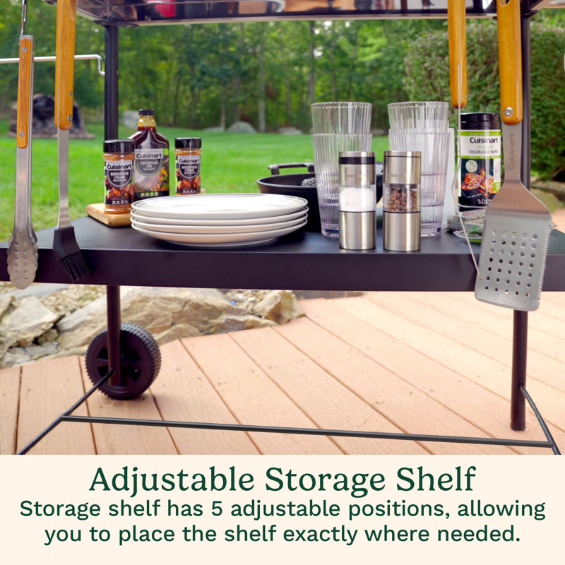 Cuisinart Outdoor BBQ Prep Cart, CPT-200
