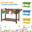 Aliaya Solid Wood Elevated Garden Bed Planter Box with Removable Grow Grids-1728662880