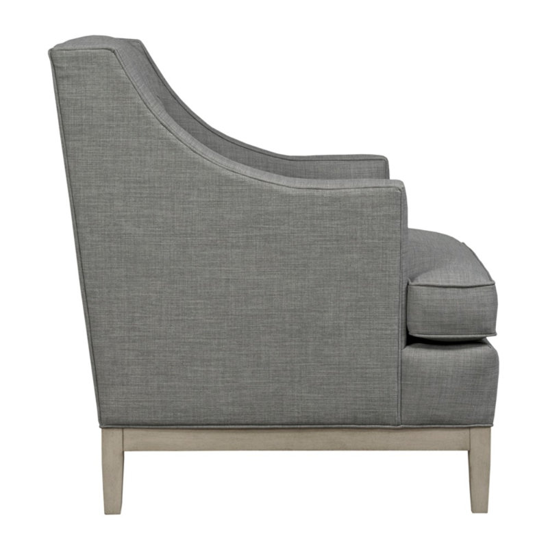 Carmel Tufted Armchair, Gray, Weathered Gray