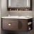Modern light luxury style bathroom cabinet