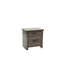 Table de chevet en chêne gris 24 po x 16 po x 24 po, matériau en bois 24 po x 16 po H 24 po, séduisant