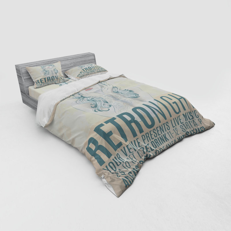 Polyester Duvet Cover, Queen Duvet Cover + 3 Additional Pieces