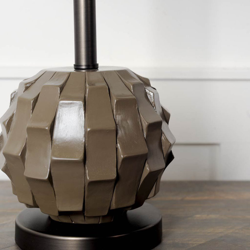 Arlington Resin Table Lamp, Light Brown