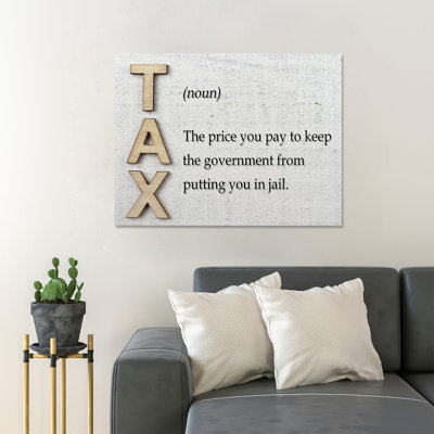 Value Does Not Apply - Wrapped Canvas Textual Art