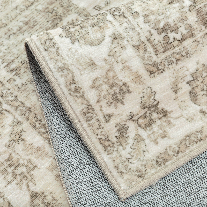 Girven Oriental Brown Area Rug, Rectangle 7'9" x 9'9"