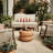 Alderwood Round Outdoor Side Table , 21.5'' in. W 21.5'' in. D