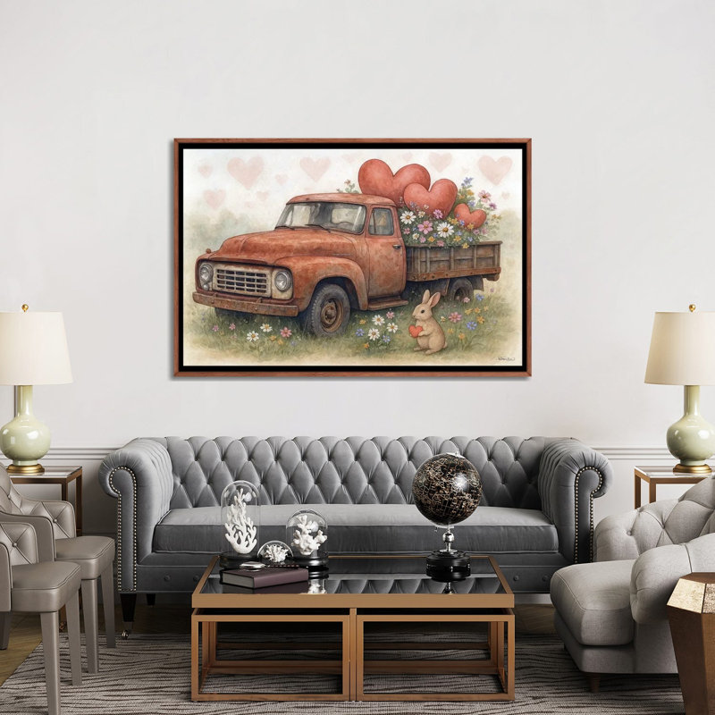 Heartfelt Haul, 101.6 cm H x 152.4 cm W x 4.445 cm D, Classic Wood