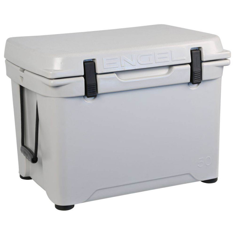 Refroidisseur de coffre à glace moulé à haute performance roto 48 qt, Gris