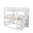 Full Size Triple Bunk Bed With Staircase-558399268