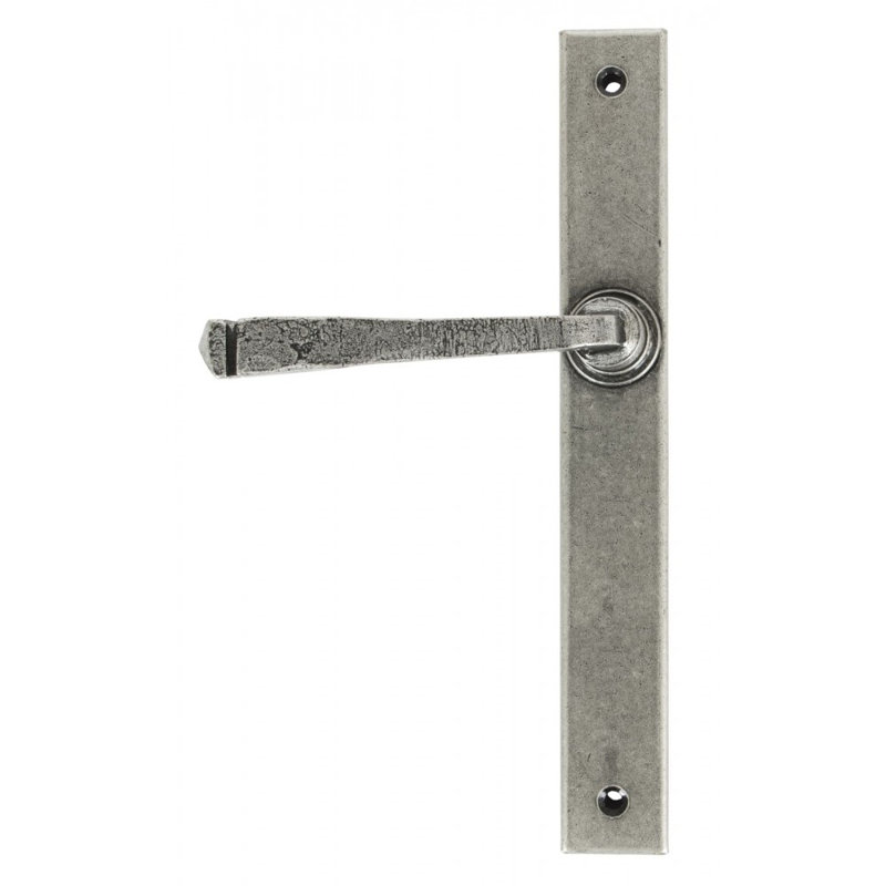 Avon Dummy Door Handle Kit, Pewter Patina