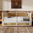Traditional Style Rattan Daybed With 2 Drawers For Limited Space, Guest Room, No Box Spring Needed-1331250542-1331250541