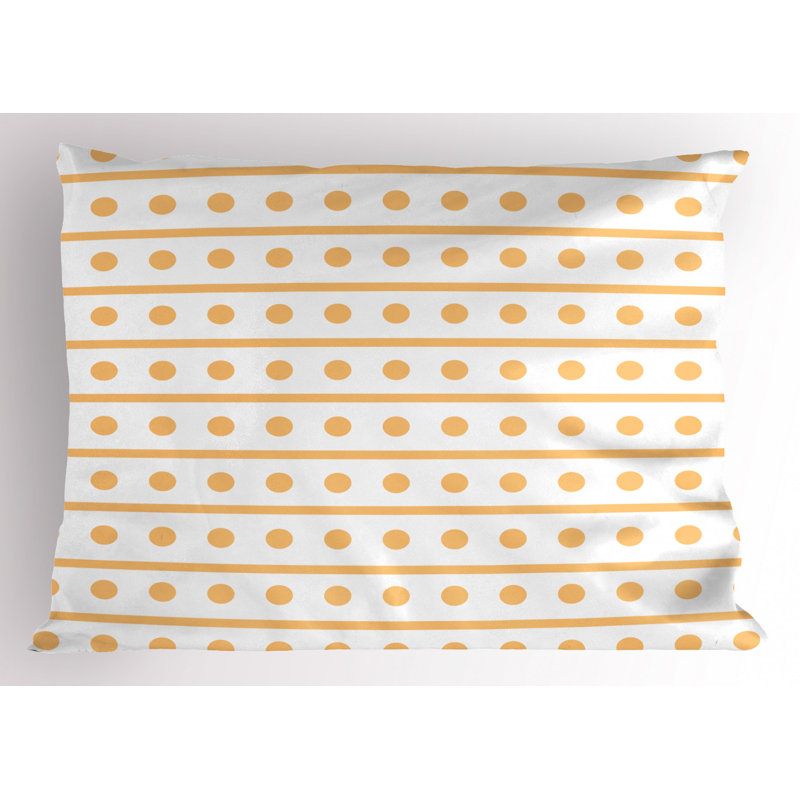 Taie décorative géométrique Dots, Simple