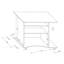 Leming Computer Desk with Keyboard Tray-1250314970