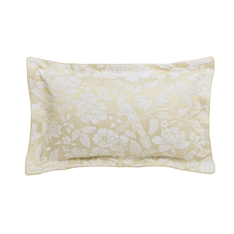 Pyramus Cotton Duvet Cover Set, Gold, Double Duvet Cover Set