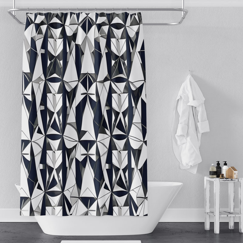 Rideau de douche Cleasta, H 72 po x l 70 po
