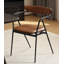 Chaise de salle à manger en fer