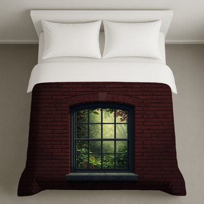 Brick Wall Window Duvet Covers