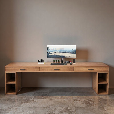 Armoire de bureau ouverte avec plusieurs tiroirs