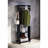 Stylish Hall Tree With Open Compartments, Hanging Rod, And Full-Length Mirror, A Practical And Elegant Addition To Your Home.