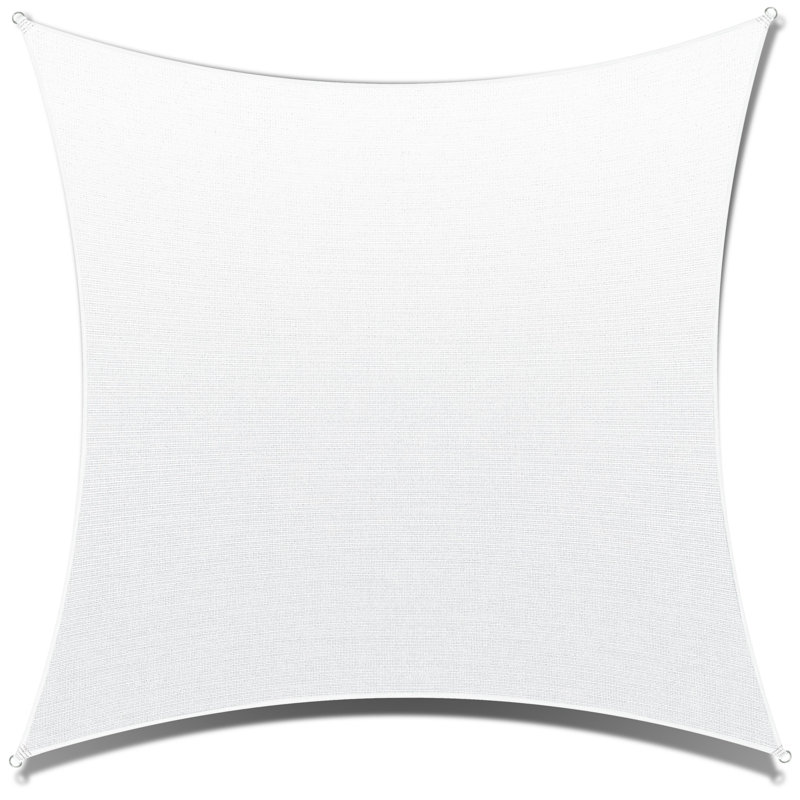 Toile d'ombrage carrée 12', Blanc