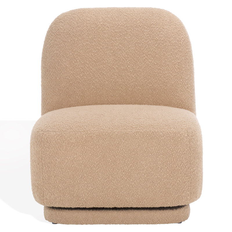 Severen Upholstered Swivel Accent Chair, Oatmeal Boucle