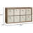 Sauder Stow-Away 8-Cube Organizer With Fabric Bins, Versatile Storage Solution For Home And Office