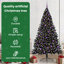 6.89' H Lighted Artificial Christmas Tree-1369859288-1369839671-1369837924