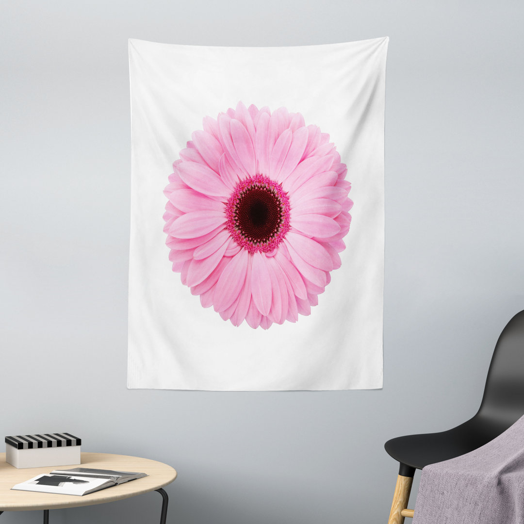 Wandteppich, Gerber Daisy, Pink und Weiß, Pale Pink Weiß