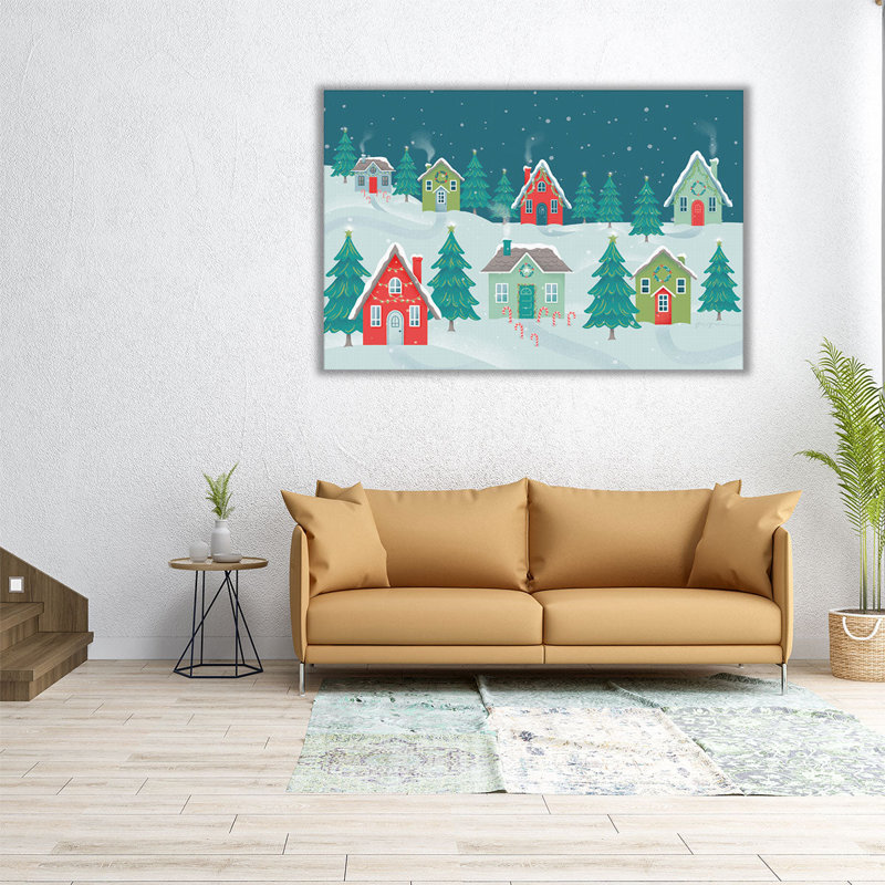 Falala I - reproduction d'art sur toile, H 32 po x l 48 po