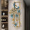 34 Inch Wall Clock - Elegant Peacock Design For Living Room, Dining Room, Office - Silent Non-Ticking Decorative Art Clock