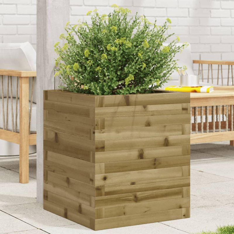 Amiela Planter Box, Impregnated, 46cm H x 40cm W x 40cm D