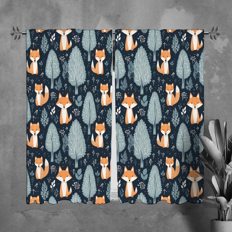 Anelys Room Darkening Curtain Pair, 61" H x 40" W