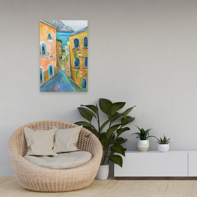 Art de la côte d'Amalfi et de l'Italie Positano I, H 24 po x l 16 po
