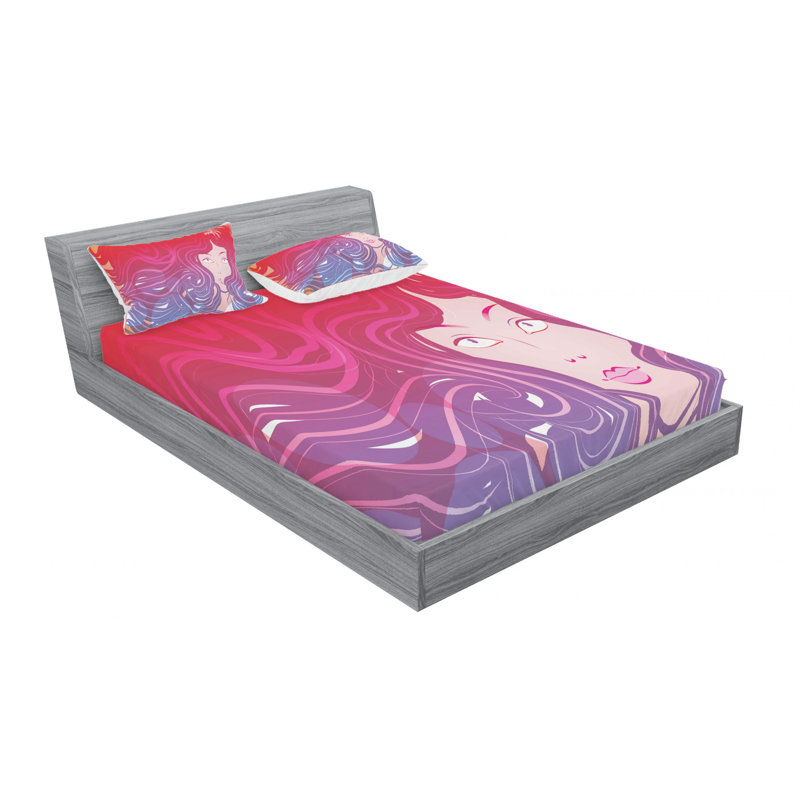 Microfiber Sheet Set, Full/Double Sheet Set with Fitted Sheet