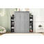 Murphy Bed Wall Bed With Shelves And LED Lights-394585439-394585436