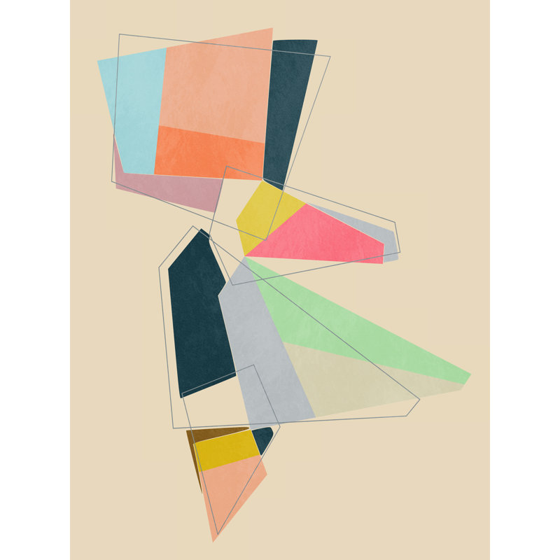 In Balance Print by Angel Estevez, Black Framed Paper, 21.25" H x 17.25" W