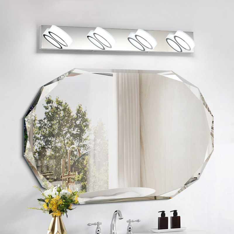 Éclairage pour meuble-lavabo à DEL Macfadden, haute transmittance et intensité variable avec rotation à 270 °, 4