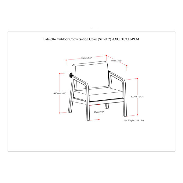 Dimensions du produit