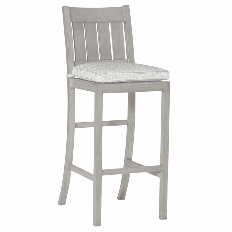 Tabouret de bar Club Wrought, Welt, Perle Bali, Huître