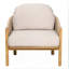 Fauteuil club d'extérieur en bois d'acacia-1559500956