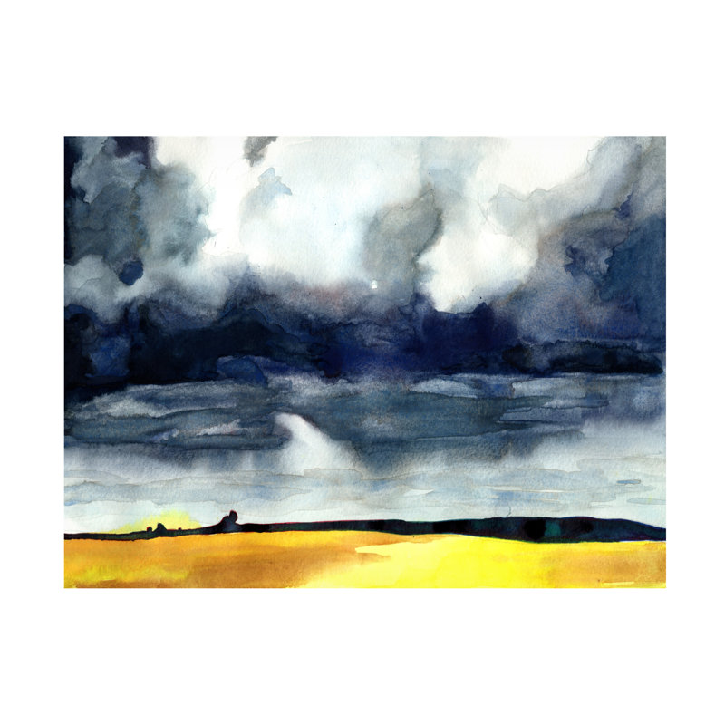 «Cloudy Sky II» sur, H 35 po x l 35 po