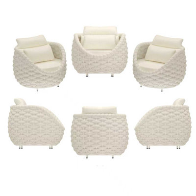 Crisla 6 - Person Outdoor Seating Group with Cushions