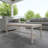 Durable Aluminum Coffee Table with Solid Construction