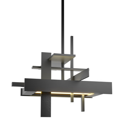 Luminaire suspendu géométrique à 1 lumière à DEL H 8,4 po Planar