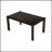 Expandable Farmhouse Modern Solid Wood Dining Table – Space-Saving Design in Walnut, Adjustable from 59 to 73 Inches-1340900006