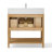 Quartz Single Vanity with Ceramic Sink-800622766-776586036