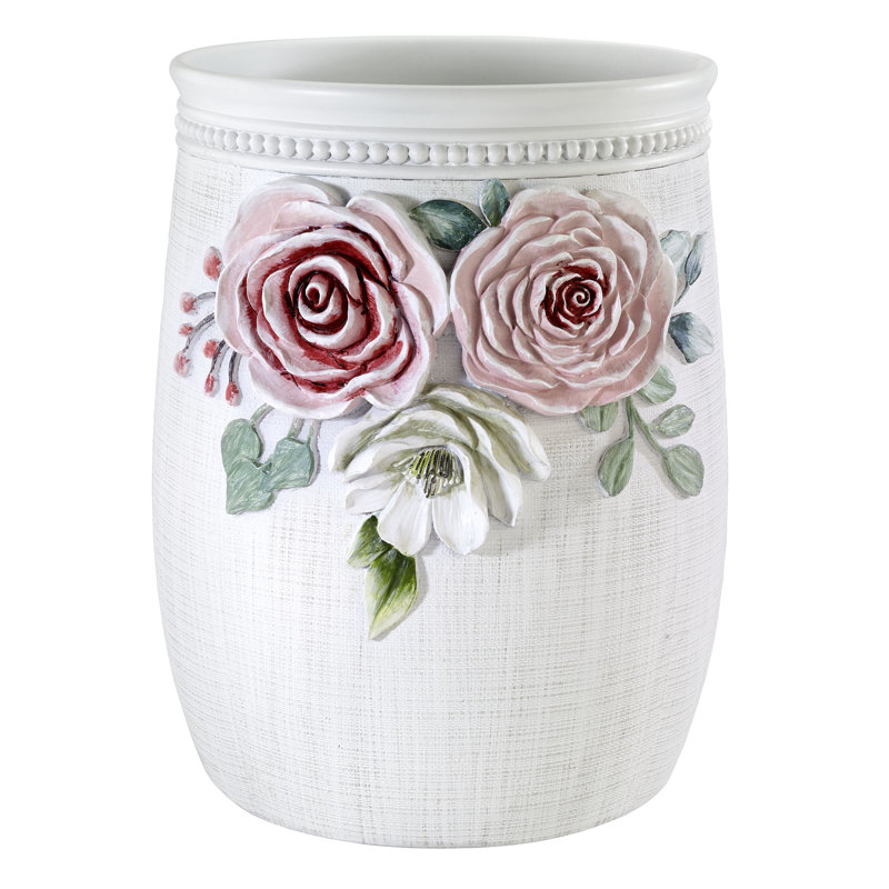 Spring Garden Bath 1 Gallon Waste Basket